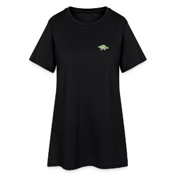 dinosaur - Women’s T-Shirt Dress - black - Front