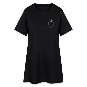 Chien Rottweiler - Robe T-shirt Femme - noir - Devant