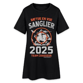 Driven Boar 2025 Hunter Equipment - Women’s T-Shirt Dress - black - Front