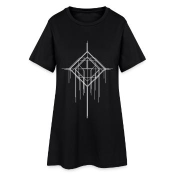 Ascendant Sigil - Frauen T-Shirt-Kleid - Schwarz - Vorne