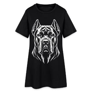 Cane Corso Head - Robe T-shirt Femme - noir - Devant