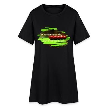 BILLARD - quoi que vous fassiez, ne pas frapper le - Robe T-shirt Femme - noir - Devant