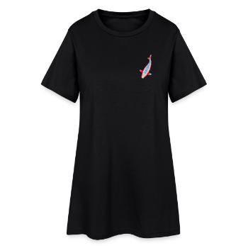 Koi - Nishikigoi - Robe T-shirt Femme - noir - Devant