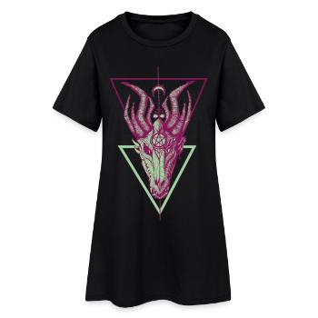 La mort et la vie - Robe T-shirt Femme - noir - Devant