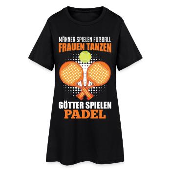 Padel Sport WOMEN DANCE GODS PLAY PADEL - Women’s T-Shirt Dress - black - Front