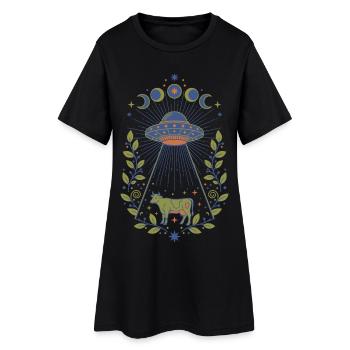 Spirituality Sacred Geometry Meditation Zen - Women’s T-Shirt Dress - black - Front