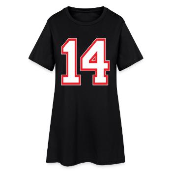 Troy Bolton Numéro 14 - Robe T-shirt Femme - noir - Devant