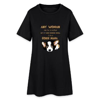 It Takes Someone Special To Be A Corgi Mama - Women’s T-Shirt Dress - black - Front