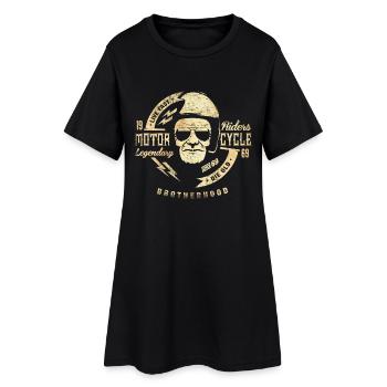 SSD 1969 Motor Cycle Legendary Riders RAHMENLOS - Frauen T-Shirt-Kleid - Schwarz - Vorne