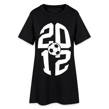 14 ANS DE NAISSANCE 2012 FOOTBALL 14E ANNIVERSAIRE - Robe T-shirt Femme - noir - Devant