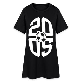 21 ANS DE NAISSANCE 2005 FOOTBALL 21E ANNIVERSAIRE - Robe T-shirt Femme - noir - Devant