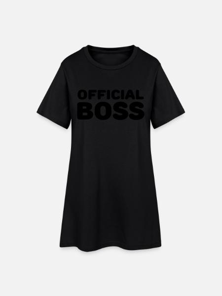 Official Boss - Robe T-shirt Femme - noir