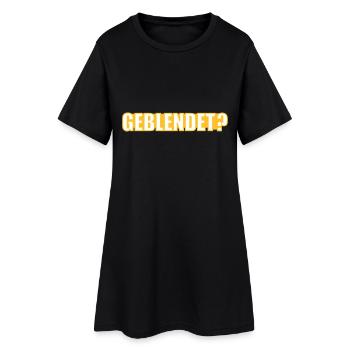 Schönheit - Frauen T-Shirt-Kleid - Schwarz - Vorne