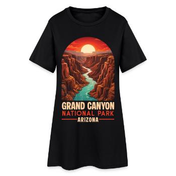 Grand Canyon National Park Arizona State - Women’s T-Shirt Dress - black - Front