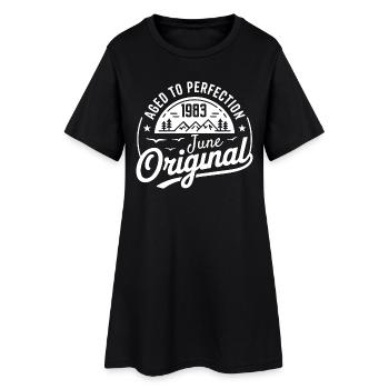 Juni 1983 – Legende der Gipfel und Berge - Frauen T-Shirt-Kleid - Schwarz - Vorne