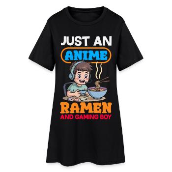 Ramen d’anime et jeux vidéo pour les jeunes joueurs - Robe T-shirt Femme - noir - Devant
