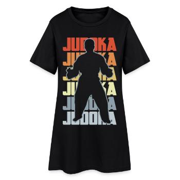 Vintage Judoka - Robe T-shirt Femme - noir - Devant