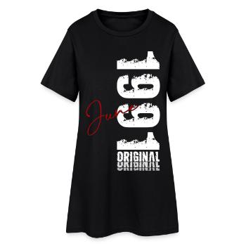 Cadeau du 35e anniversaire Millésime de juin Millésime 1991 - Robe T-shirt Femme - noir - Devant