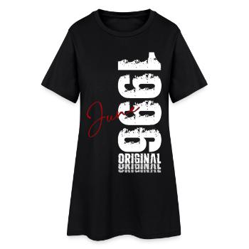 30th Birthday Gift Vintage June Vintage 1996 - Women’s T-Shirt Dress - black - Front