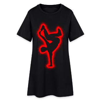 Breakdancing Boys Kids Breakdance - Robe T-shirt Femme - noir - Devant