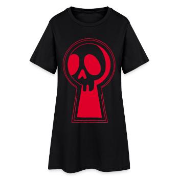 La mort rouge nous observe - Robe T-shirt Femme - noir - Devant