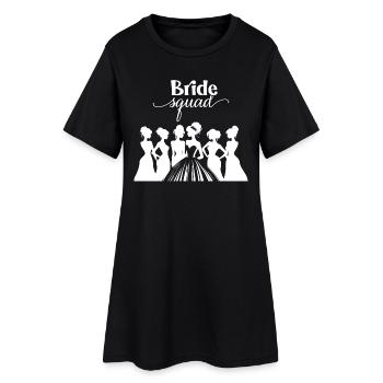 Bridal Crew – Édition Enterrement de vie de garçon - Robe T-shirt Femme - noir - Devant