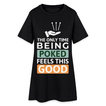Praticien agréé en MTC Expert en Thérapie - Robe T-shirt Femme - noir - Devant