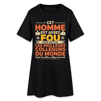 Departure Co-worker New Job Retirement - Women’s T-Shirt Dress - black - Front