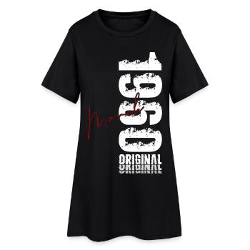 66e anniversaire cadeau Mari Femme Mars 1960 - Robe T-shirt Femme - noir - Devant
