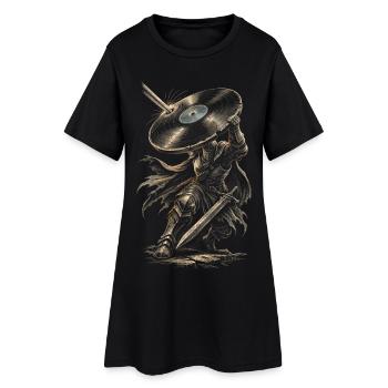 Vinyl Collector Record Collector Vinyl Records - Women’s T-Shirt Dress - black - Front