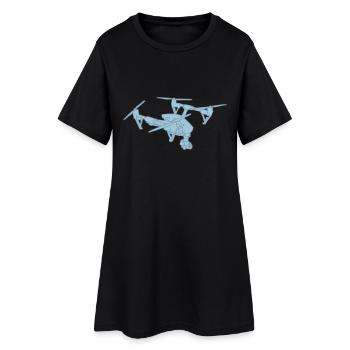 Drone (UAS) 2 - Robe T-shirt Femme - noir - Devant