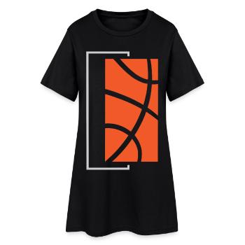 Basketball basketball players - Women’s T-Shirt Dress - black - Front