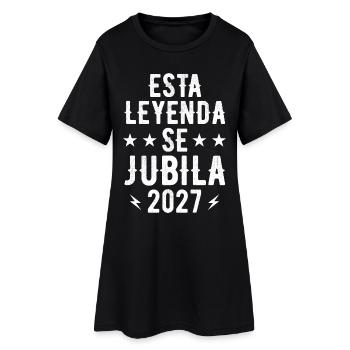 Cette légende prend sa retraite en 2027 - Robe T-shirt Femme - noir - Devant