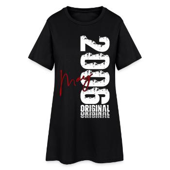 Cadeau du 20e anniversaire Original mai 2006 - Robe T-shirt Femme - noir - Devant