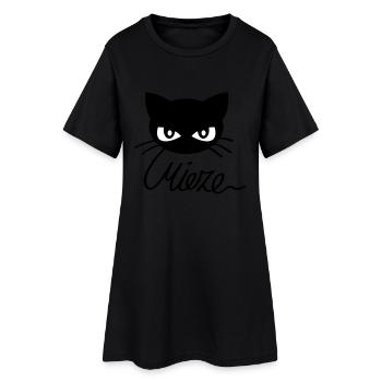 Kitty - Cat - Women’s T-Shirt Dress - black - Front