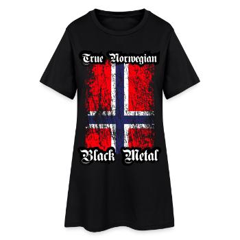 Trve/ True Norwegian Black Metal - Women’s T-Shirt Dress - black - Front