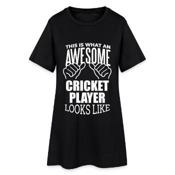 Cricket Cricket Cricket - Women’s T-Shirt Dress - black - Front