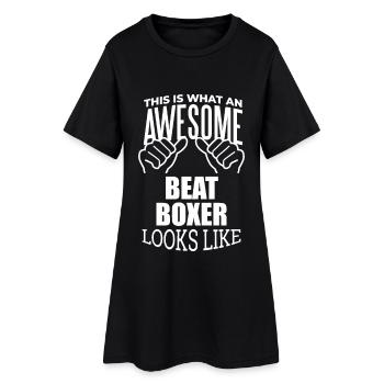 Beatboxing - Women’s T-Shirt Dress - black - Front
