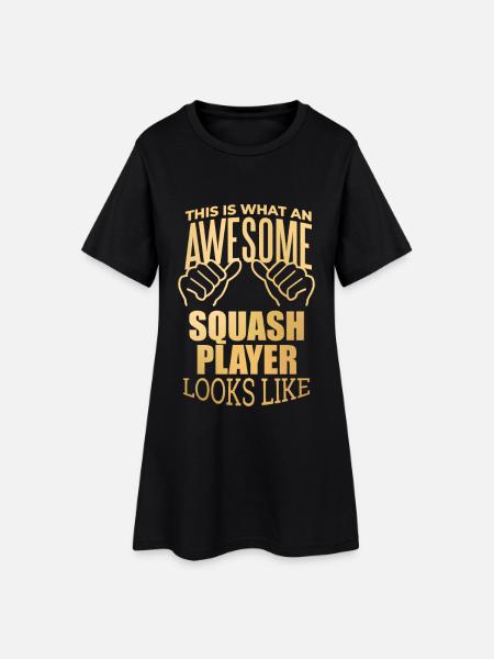 Squash Squash Squash - Women’s T-Shirt Dress - black