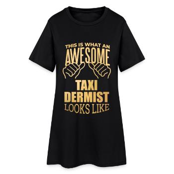 Taxidermie Taxidermie Taxidermie - Robe T-shirt Femme - noir - Devant