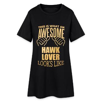 Falke Falke Falke - Frauen T-Shirt-Kleid - Schwarz - Vorne