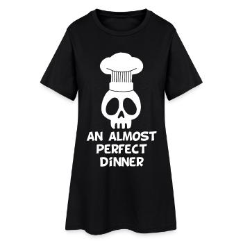 An almost perfect dinner - Women’s T-Shirt Dress - black - Front