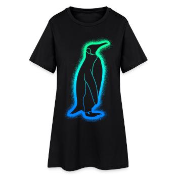 Penguins Enfants Hommes Garçons Penguin - Robe T-shirt Femme - noir - Devant