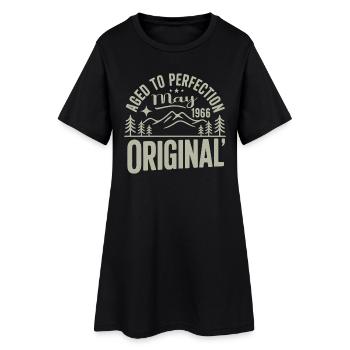 mai 1966 – Légende des sommets et montagnes - Robe T-shirt Femme - noir - Devant