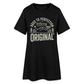 mai 1965 – Légende des sommets et montagnes - Robe T-shirt Femme - noir - Devant