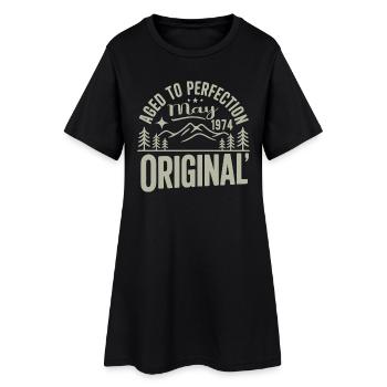 mai 1974 – Légende des sommets et montagnes - Robe T-shirt Femme - noir - Devant