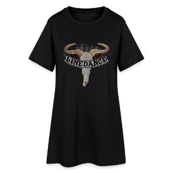 kl_linedance34b - Robe T-shirt Femme - noir - Devant