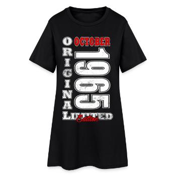 60ème Anniversaire Millésime Octobre Cru 1965 - Robe T-shirt Femme - noir - Devant