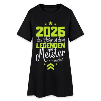 Examen de Maître 2026 Les Légendes Font leur Maître - Robe T-shirt Femme - noir - Devant