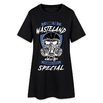 Désert de crâne - Robe T-shirt Femme - noir - Devant